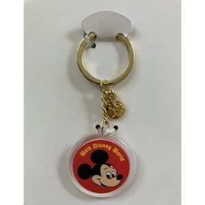 Walt Disney World 50th Anniversary Retro Mickey Mouse Keychain NEW